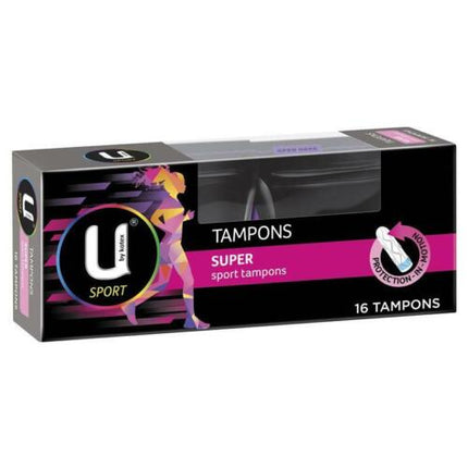 U By Kotex Sports Tampons Super 16 - OhYouLuckyDuck.com.au