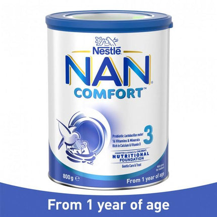 Nestle NAN Comfort Toddler Milk Drink Stage 3 800g - OhYouLuckyDuck.com.au