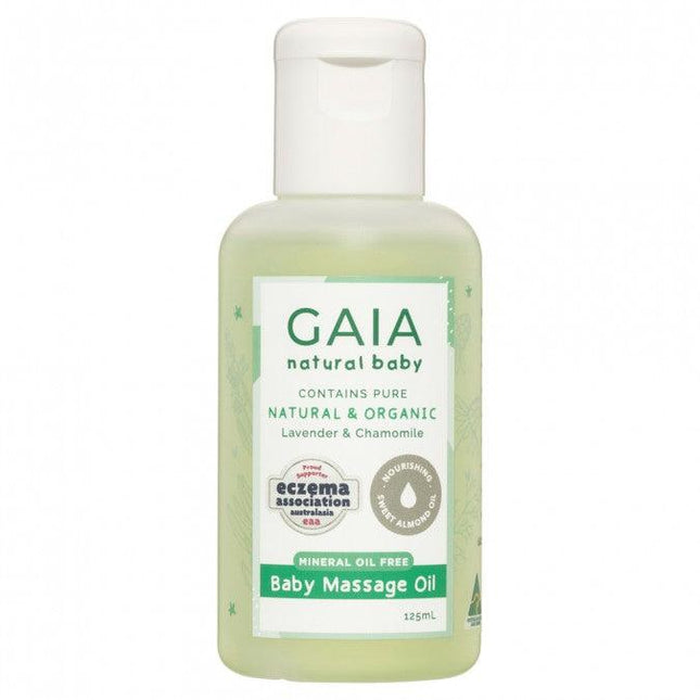 Gaia Natural Baby Massage Oil 125mL - OhYouLuckyDuck.com.au