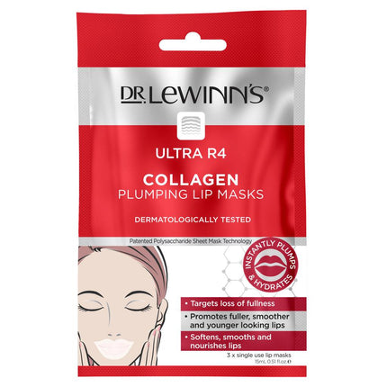 Dr LeWinn's Ultra R4 Plump Lip Mask 3 Piece - OhYouLuckyDuck.com.au