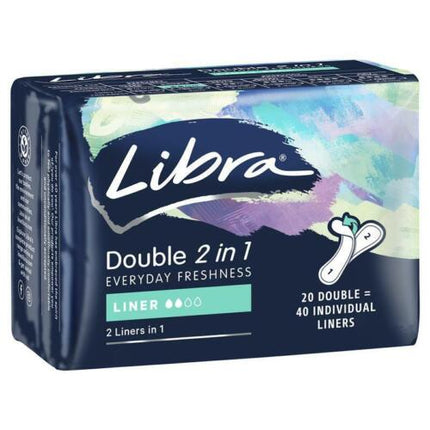 Libra Liners Flexi Thin 2In1 20 - OhYouLuckyDuck.com.au