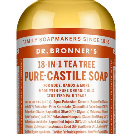 Dr. Bronner's Rose Pure Castile Soap 237ML