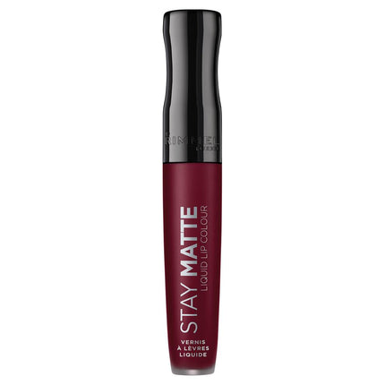Rimmel London Stay Matte Liquid Lip Colour #810 Plum This Show 5.5ml - OhYouLuckyDuck.com.au