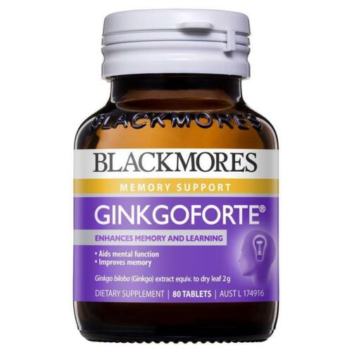 Blackmores Ginkgoforte Tabs 80 - OhYouLuckyDuck.com.au