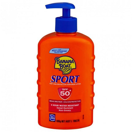 BANANA BOAT SPORT SPF 50+ 400G - OhYouLuckyDuck.com.au