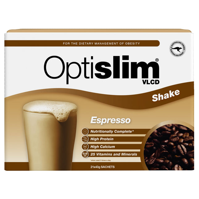 Optislim Vlcd Shake Espresso  43g X 21