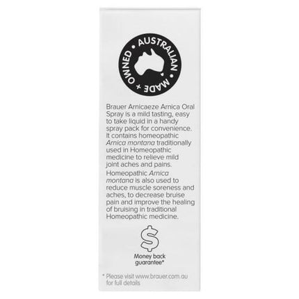 Brauer Arnicaeze Arnica Oral Spray 20ml - OhYouLuckyDuck.com.au