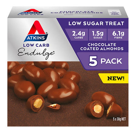 Atkins Endulge Bars Chocolate Almonds 150g 5 Pack