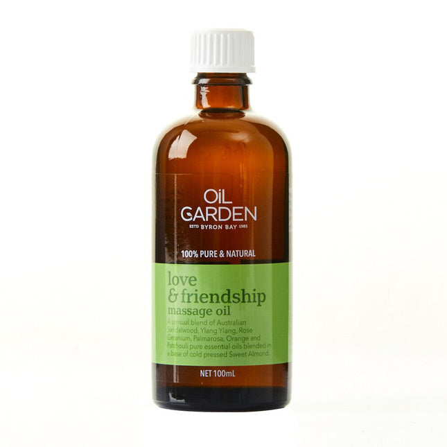 Oil Garden Massage Oil Blend Love & Friendship 100ml - OhYouLuckyDuck.com.au
