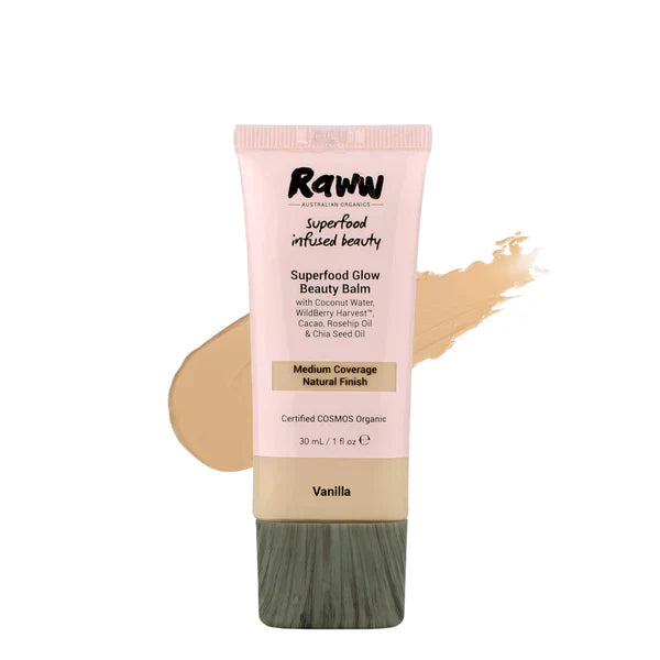 Raww Superfood Glow Beauty Balm Cream Vanilla - OhYouLuckyDuck.com.au