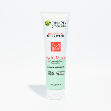 Garnier Green Labs Hyalu-Melon Smoothing Silky Cleanser 130 ml - OhYouLuckyDuck.com.au