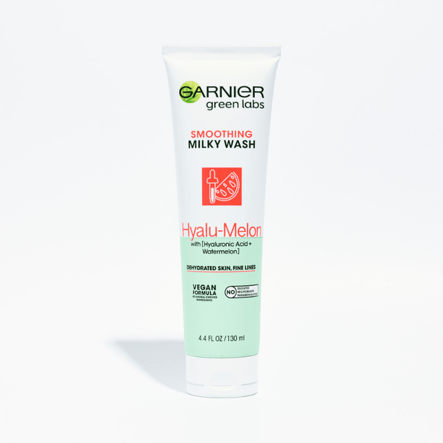 Garnier Green Labs Hyalu-Melon Smoothing Silky Cleanser 130 ml - OhYouLuckyDuck.com.au