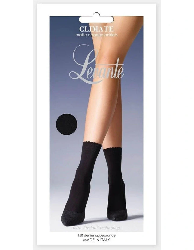 Levante Climate Health Compression Anklet Nero Small