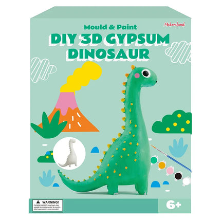 Crafty Kids DIY 3D Gypsum Dinosaur Mould and Paint Craft Kit 450G