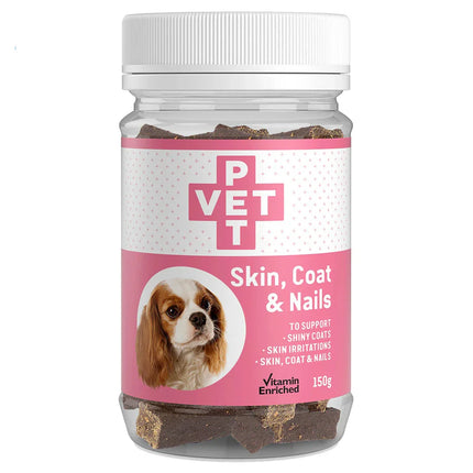 PetVet Skin Coat & Nails Chews 150G