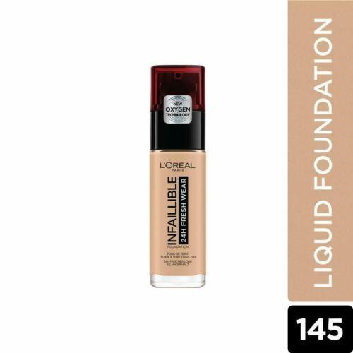 L'Oreal Infallible Liquid Foundation 145 Rose Beige - OhYouLuckyDuck.com.au