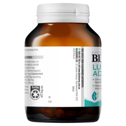 Blackmores Lutein Vision Advanced 60 Capsules - OhYouLuckyDuck.com.au