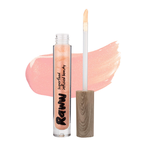 Raww Coconut Splash Lipgloss Lychee Fizz - OhYouLuckyDuck.com.au