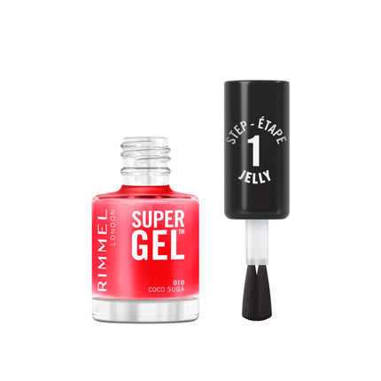 Rimmel London Super Gel Jelly Nail Polish Lacquer 010 Coco Suga 010 12ML