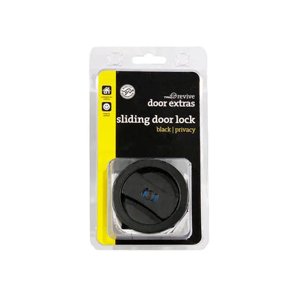 Trio Door Lock Cavity Sliding Privacy Black Cd1