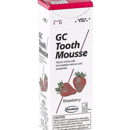 GC Tooth Mousse Strawberry Remineralising Dental Cream 40G