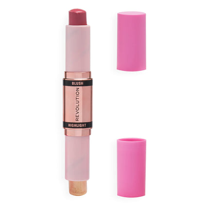 Revolution Blush & Highlight Stick Mauve Glow 8.6g