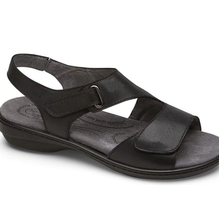 Homyped Avril Black Womens Comfort Sandals Size 7
