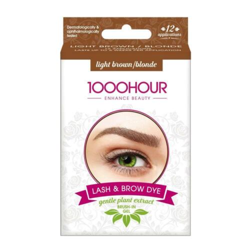 1000 Hour Plant Based Lash and Brow Dye – Light Brown - OhYouLuckyDuck.com.au