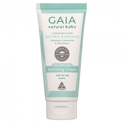 GAIA Natural Baby Soothing Cream 100ml - OhYouLuckyDuck.com.au