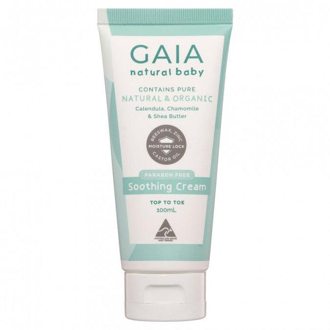 GAIA Natural Baby Soothing Cream 100ml - OhYouLuckyDuck.com.au