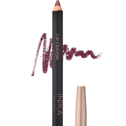 Inika Lip Crayon Deep Plum