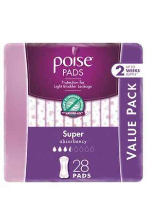 Poise Pads Super 28 Pack - OhYouLuckyDuck.com.au