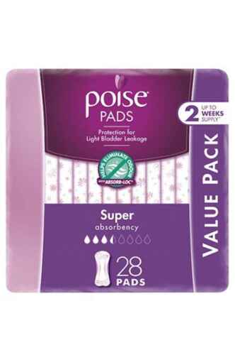 Poise Pads Super 28 Pack - OhYouLuckyDuck.com.au