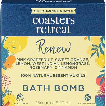 Coasters Retreat Bath Bomb Renew