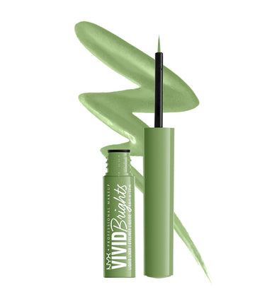Nyx Professional Makeup Vivid Brights Liquid Liner 02 Ghosted Green