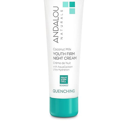 Andalou Naturals Quenching Night Cream for Sensitive and Dry Skin 50G