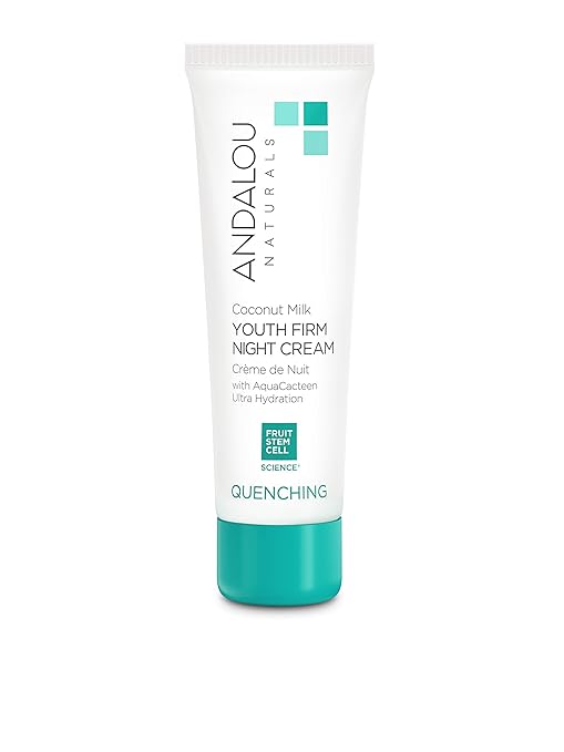 Andalou Naturals Quenching Night Cream for Sensitive and Dry Skin 50G