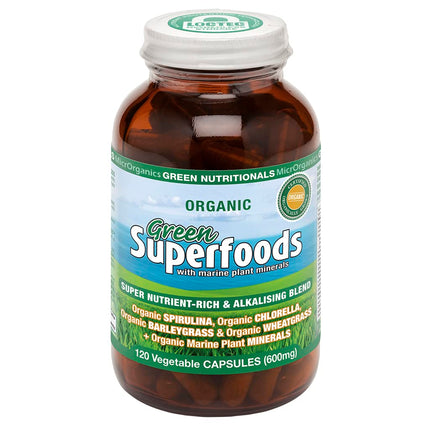 Green Nutritionals Superfoods 600MG 120C