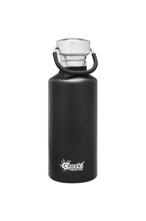 Cheeki Classic Matte Black Stainless Steel Bottle 500ML
