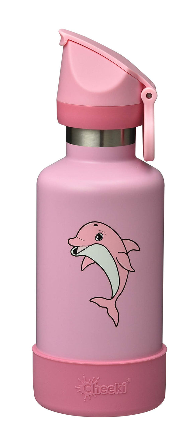 Cheeki Kids Insulated Stainless Steel Bottle Dolphin 400ML
