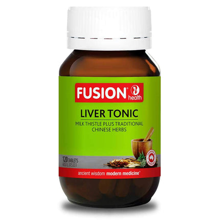 Fusion Health Liver Tonic for Detoxification and Digestion Support 60 Tablets