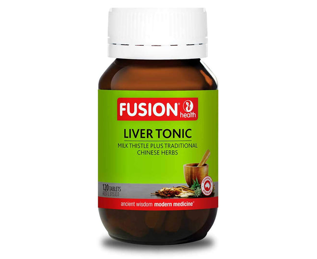 Fusion Health Liver Tonic for Detoxification and Digestion Support 60 Tablets