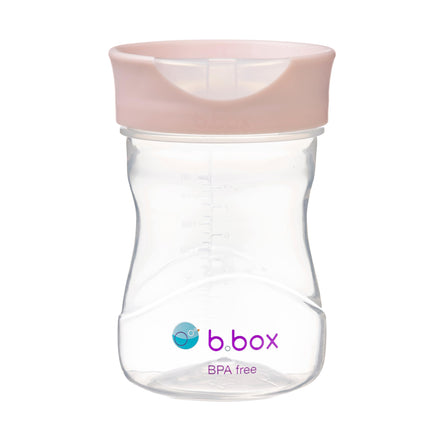 Bbox Training Sippy Cup for Toddlers with Easy Flow Lid Blush 240ML