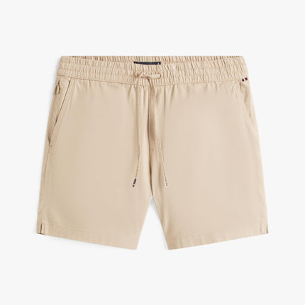 Tommy Hilfiger Mens Pull On Cotton Linen Short Beige Medium