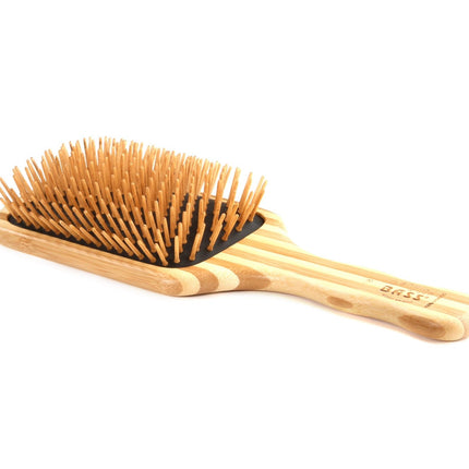 Bass Brushes Bamboo Wood Hair Brush Large Square