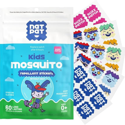 Natpat Kids Mosquito Repellent Stickers 16 Pcs