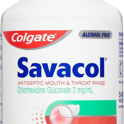 Savacol Alcohol Free Antiseptic Mouth and Throat Rinse 300ML