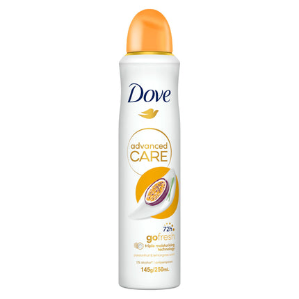 Dove Women Aerosol Deodorant Passionfruit Advanced 72hr 250ML