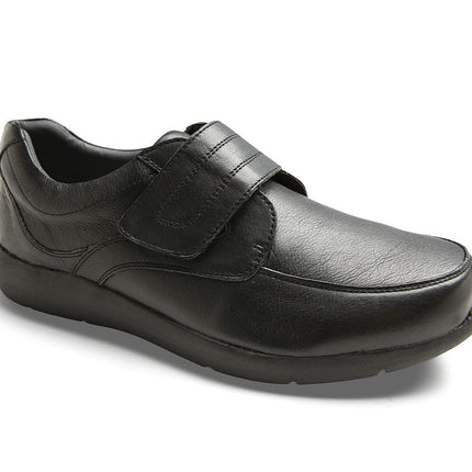 Homyped Saxon Mens Leather Lace Up Dress Shoes Black Size 9