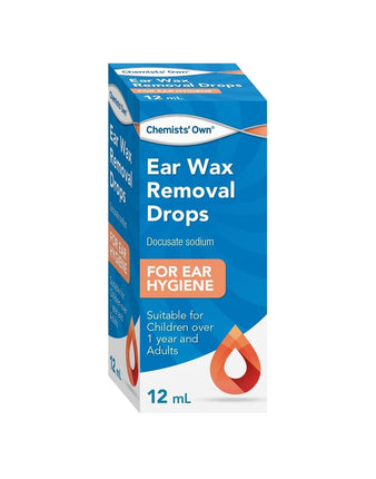 Chemist's Own Ear Wax Removal Drops 12ML